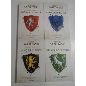 ANDRZEJ SAPKOWSKI - seria THE WITCHER  1 - 4 ( 4 volume)